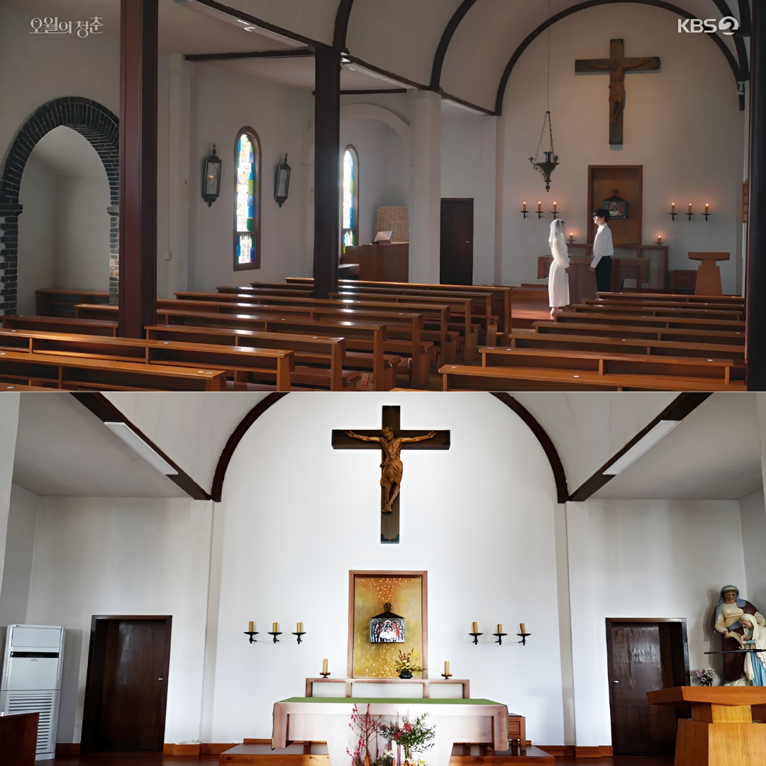 오월의청춘속애절한만남: 가실성당 시대극 로케이션